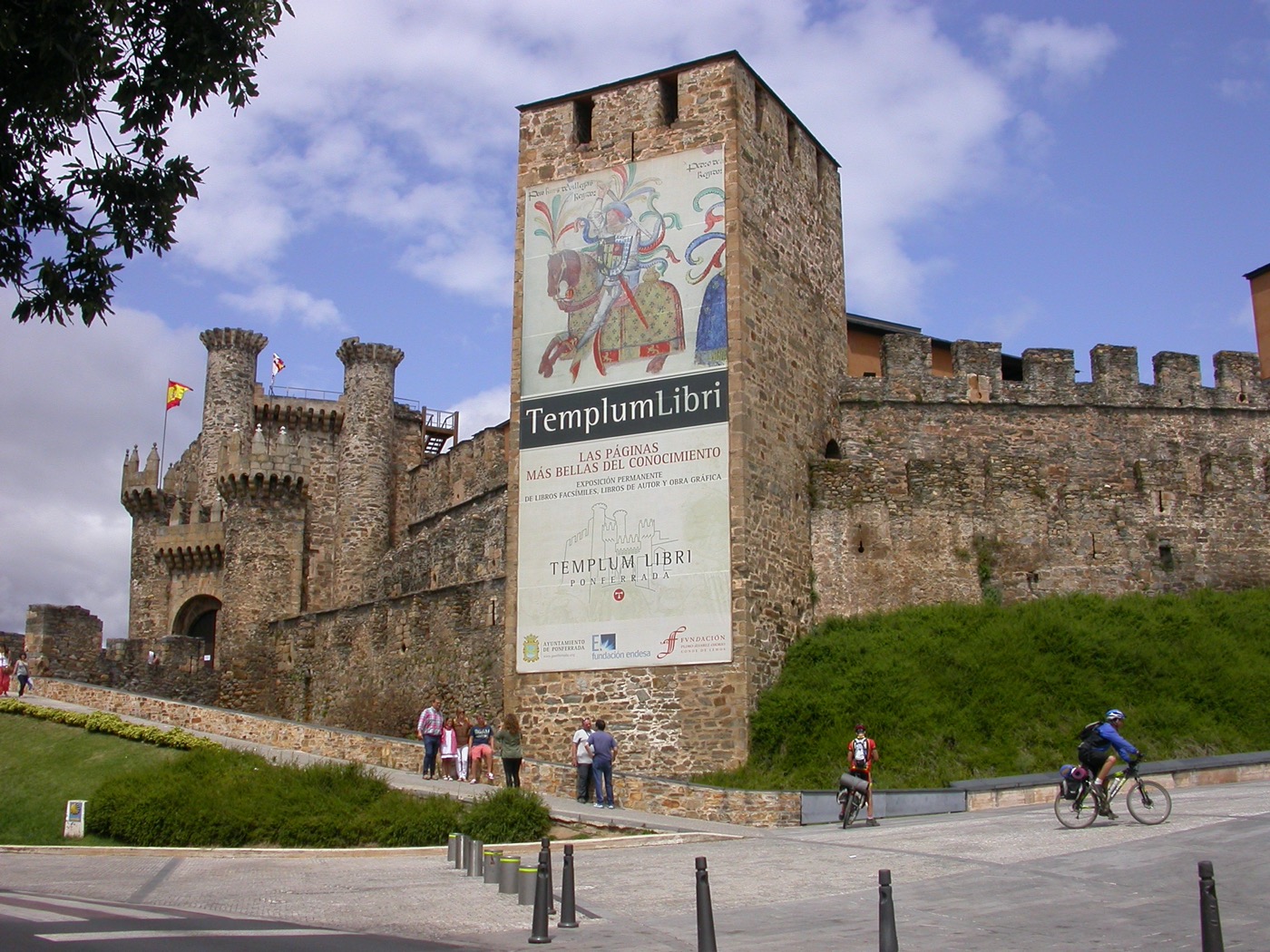 Castillo de los Templarios de Ponferrada, capital del Bierzo leonés