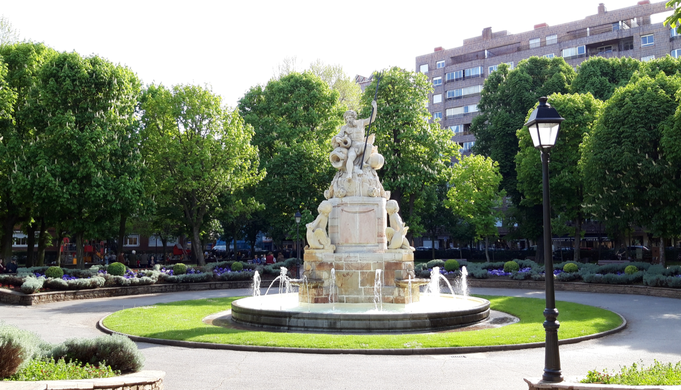 Jardín de San Francisco en León, escenario del Food Truck Ciudad de León durante las Fiestas de San Juan y San Pedro 2026
