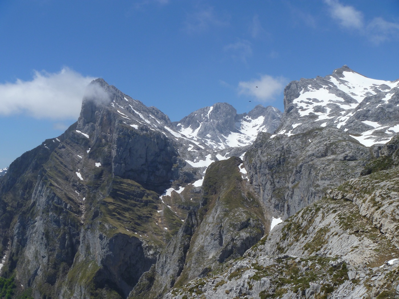 Vista panorámica de los Picos de Europa desde León